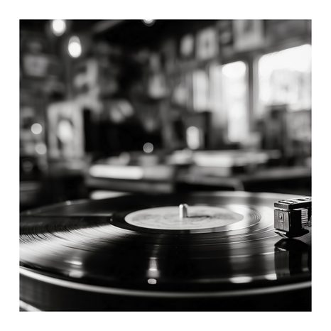 WANDBILD VINTAGE SCHALLPLATTE - VINTAGE- UND RETRO-BILDER - BILDER
