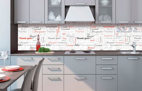 CARTA DA PARATI AUTOADESIVA – PER CUCINA GRAZIE - CARTA DA PARATI - 🔥 SVENDITA TOTALE