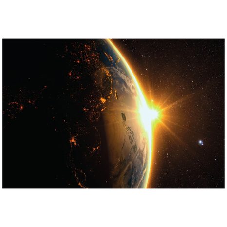 SELBSTKLEBENDE FOTOTAPETE REFLEXION DER ERDE - SELBSTKLEBENDE TAPETEN - TAPETEN