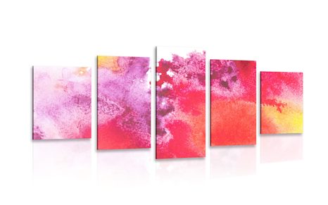 5-PIECE CANVAS PRINT ABSTRACT PAINTING