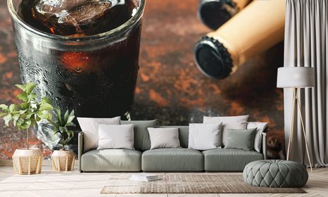 SAMOLEPÍCÍ FOTOTAPETA LEDOVÝ NÁPOJ - SAMOLEPÍCÍ TAPETY - TAPETY