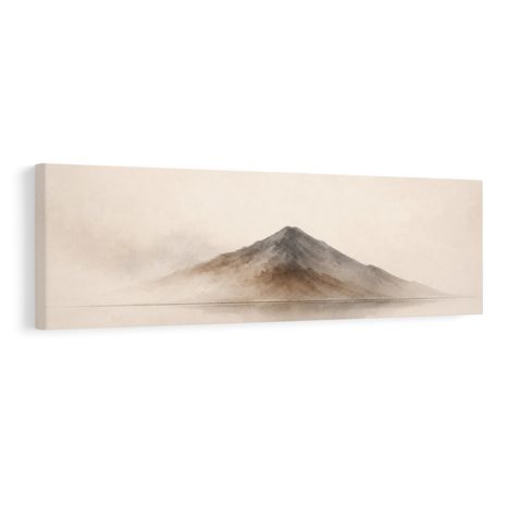 OBRAZ MINIMALISTICKÁ KRAJINA S HOROU - PICTURES MOUNTAINS - PICTURES