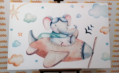 KÉP ELEFÁNT REPÜLŐBEN - KÉPEK GYEREKEKNEK - KÉPEK