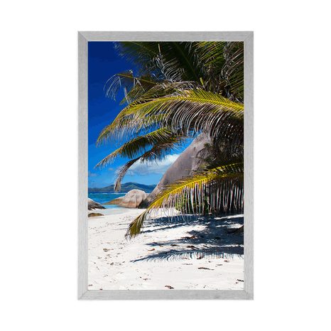 POSTER – BELLEZZE DELLA SPIAGGIA DI ANSE SOURCE - NATURA - POSTER