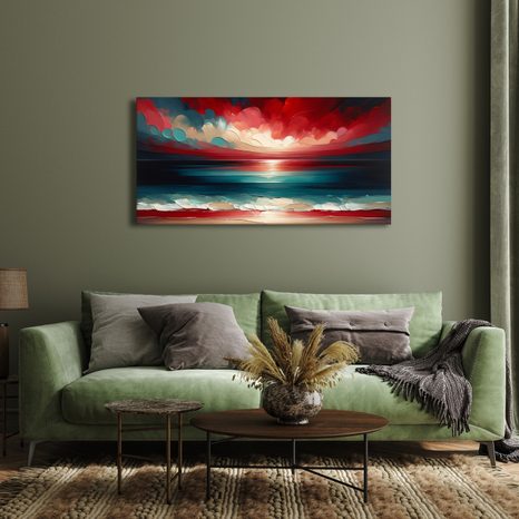 OBRAZ PLAMENE OBLOHY - OBRAZY MORE A PLÁŽ - OBRAZY