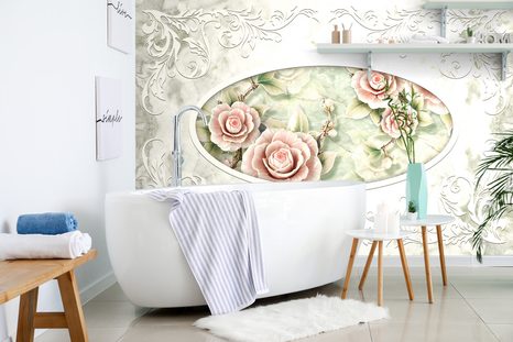 SAMOLEPÍCÍ TAPETA KAMENNÉ RŮŽE - SAMOLEPÍCÍ TAPETY - TAPETY