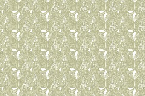 PAPIER PEINT – FEUILLES MAGIQUES EN VERT - PAPIERS PEINTS NATURE - PAPIERS PEINTS PANORAMIQUES