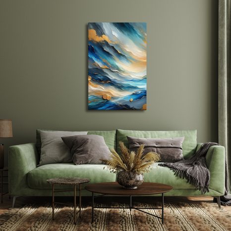 OBRAZ PROUDĚNÍ BAREV - OBRAZY ABSTRAKTNÍ TVARY - OBRAZY