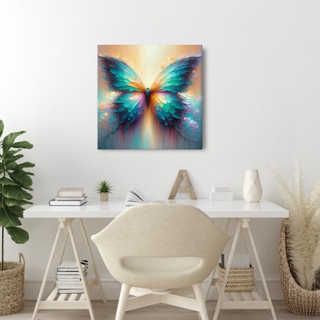 OBRAZ MOTÝL V ODSTÍNECH DUHY - OBRAZY MOTÝLI - OBRAZY