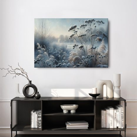 OBRAZ MRAZIVÉ RÁNO - OBRAZY PŘÍRODY A KRAJINY - OBRAZY