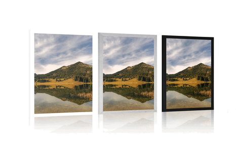 PLAKÁT JEZERO POD KOPCI - PŘÍRODA - PLAKÁTY