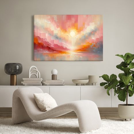 OBRAZ PASTELOVÝ VÝCHOD SLUNCE - OBRAZY PODLE MOTIVU - OBRAZY