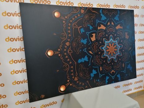 WANDBILD LUXURIÖSES MANDALA - BILDER MIT FENG SHUI-MOTIVEN - BILDER