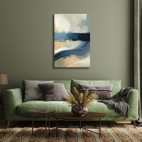 КАРТИНА НА ПЛАТНО – ПОТОК НА СПОКОЙСТВИЕТО - КАРТИНИ - 🔥 ТОТАЛНА РАЗПРОДАЖБА