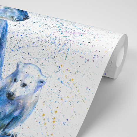 TAPETE EISBÄREN - TAPETEN MIT TIERMOTIVEN - TAPETEN