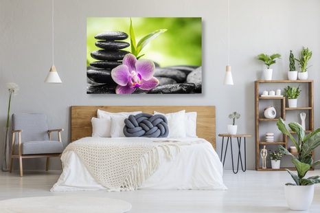 OBRAZ MEDITAČNÍ ZEN KOMPOZICE - OBRAZY FENG SHUI - OBRAZY