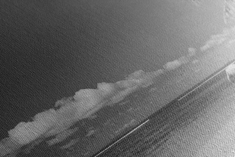 OBRAZ PLÁŽ ANSE SOURCE V ČERNOBÍLÉM PROVEDENÍ - ČERNOBÍLÉ OBRAZY - OBRAZY