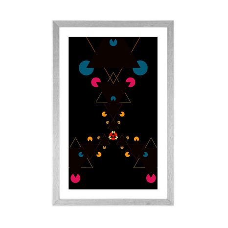 POSZTER PASZPORTUVAL ÉRDEKES MINTA FEKETE HÁTTÉREN - MOTÍVUMOK A MŰHELYÜNKBŐL - POSZTEREK