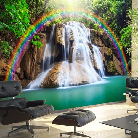 FOTOTAPETA - WATERFALL OF FULFILLED WISHES - TAPETE NARAVA - TAPETE