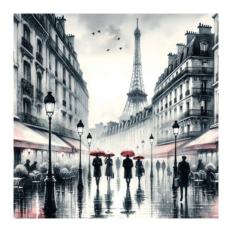 WANDBILD CAFÉS IN PARIS - BILDER VON PARIS - BILDER