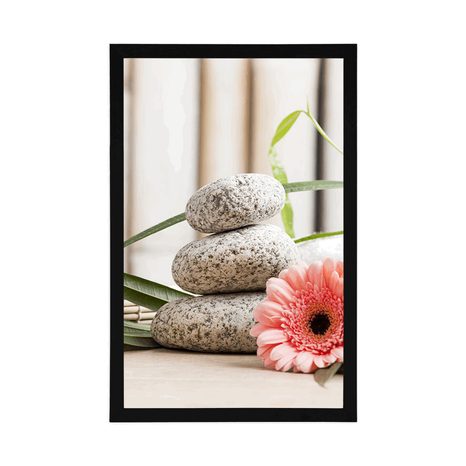 POSTER MEDITATION- UND WELLNESS-STILLLEBEN - FENG SHUI - POSTER