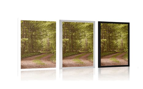 PLAKAT ZELENA ŠUMA - PRIRODA - PLAKATI