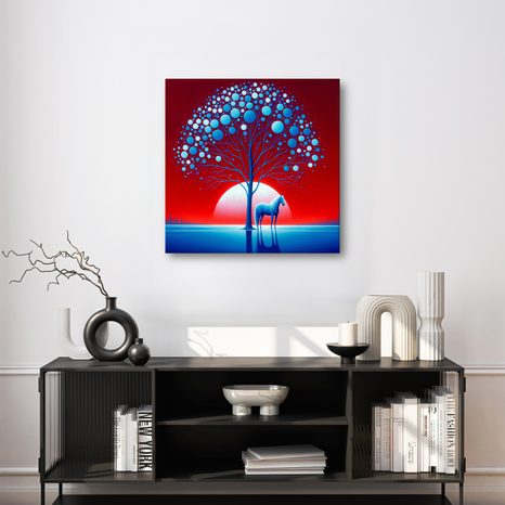 OBRAZ MAGICKÝ STROM ŽIVOTA V KRAJINĚ - OBRAZY STROMY ŽIVOTA - OBRAZY