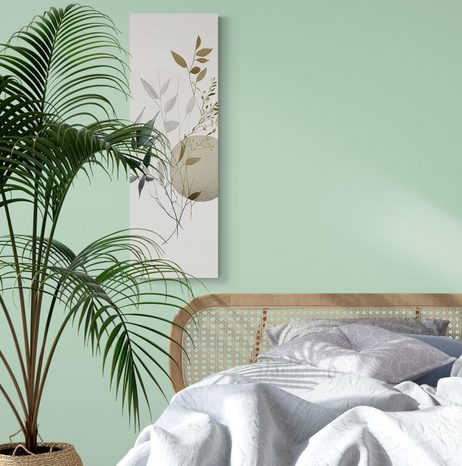 WANDBILD PFLANZEN IM BOHO-LOOK - BILDER BÄUME UND LAUB - BILDER