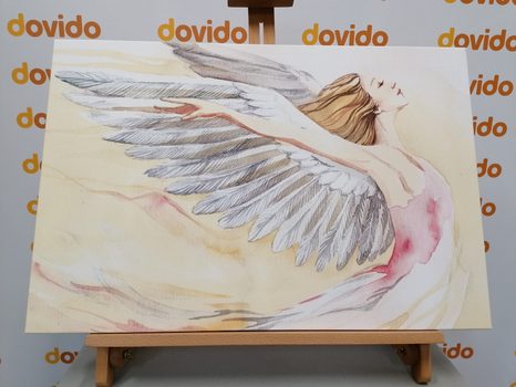 TABLOU ÎNGERUL LIBER - TABLOURI CU ÎNGERI - TABLOURI