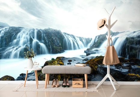 FOTOTAPETA VZNEŠENÉ VODOPÁDY - TAPETY - TOTÁLNÍ VÝPRODEJ 🔥