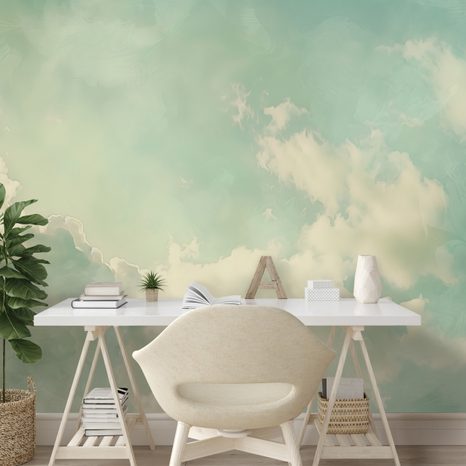 TAPETA NJEŽNI PASTELNI OBLACI - TAPETE PRIRODA - TAPETE