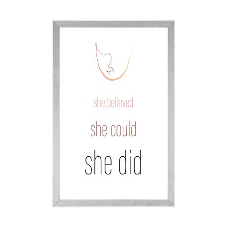 PLAKÁT S PASPARTOU A MOTIVAČNÍM NÁPISEM - MOTIVY Z NAŠÍ DÍLNY - PLAKÁTY