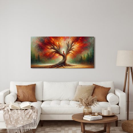 OBRAZ MYSTICKÝ TANEC STROMU ŽIVOTA - OBRAZY STROMY ŽIVOTA - OBRAZY