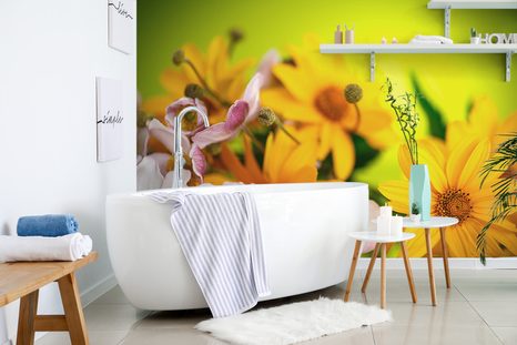 SAMOLEPÍCÍ FOTOTAPETA LETNÍ KYTICE - SAMOLEPÍCÍ TAPETY - TAPETY