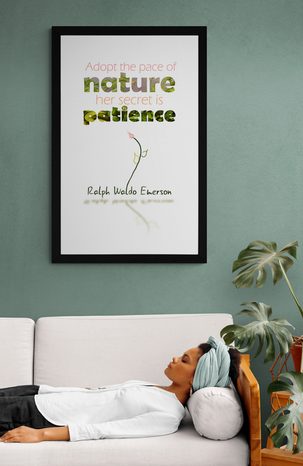 PLAKÁT S PASPARTOU CITÁT V NÁDHERNÉM PROVEDENÍ - MOTIVY Z NAŠÍ DÍLNY - PLAKÁTY