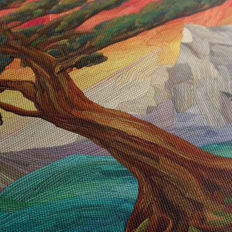 OBRAZ NÁDHERNÝ STROM ŽIVOTA V HORÁCH - OBRAZY STROMY ŽIVOTA - OBRAZY