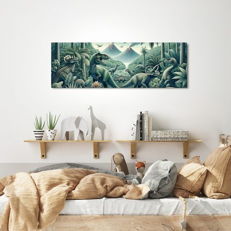SLIKA DIVJI SVET DINOZAVROV - OTROŠKE SLIKE ŽIVALI - SLIKE