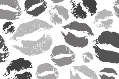 SAMOLEPÍCÍ TAPETA POP ART ŠEDÉ PUSINKY - SAMOLEPÍCÍ TAPETY - TAPETY