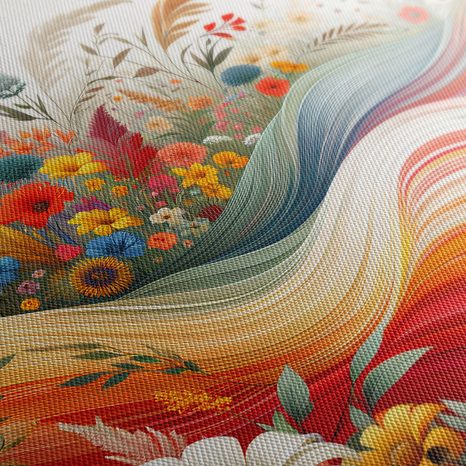 WANDBILD BLUMENWELLE - BILDER BLUMEN - BILDER