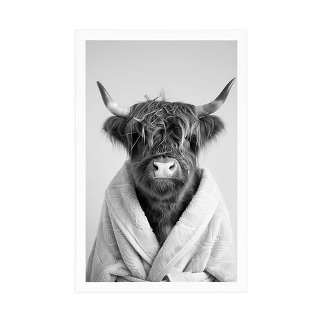 POSZTER TEHÉN KÖNTÖSBEN - BIVALYOK - POSZTEREK