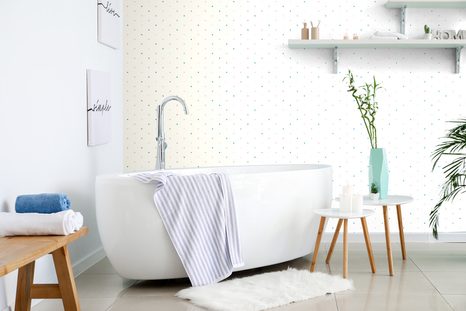 TAPETA MALÉ BAREVNÉ TEČKY - VZOROVANÉ TAPETY - TAPETY