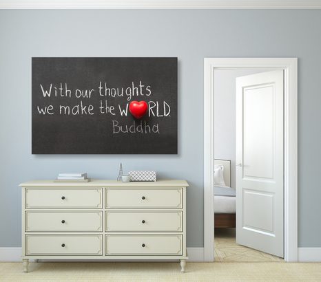 WANDBILD BUDDHAS ZITAT - BILDER MIT SPRÜCHEN UND ZITATEN - BILDER