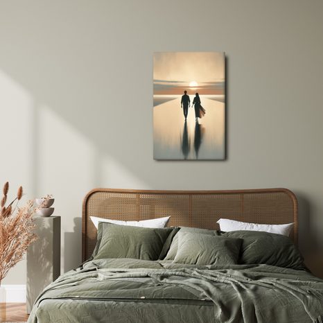 WANDBILD ROMANTISCHER WEG - BILDER MEER UND STRAND - BILDER