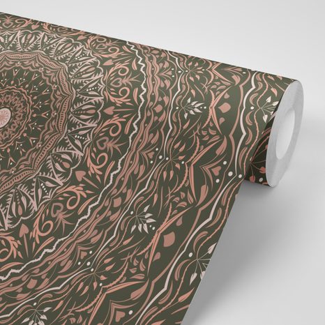 SAMOLEPÍCÍ TAPETA MANDALA VE VINTAGE STYLU - SAMOLEPÍCÍ TAPETY - TAPETY