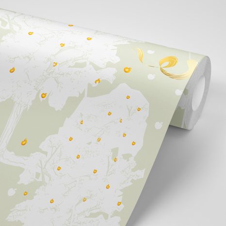 WALLPAPER GOLDEN APPLE ORCHARD - WALLPAPERS NATURE - WALLPAPERS