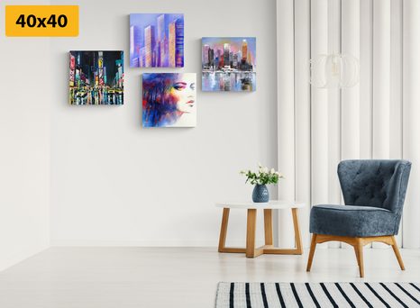 SET OBRAZŮ TAJEMNÝ NOČNÍ ŽIVOT - SESTAVY OBRAZŮ - OBRAZY