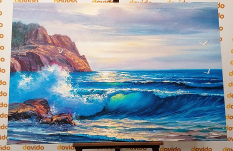 WANDBILD MORGEN AM MEER - BILDER VON NATUR UND LANDSCHAFT - BILDER