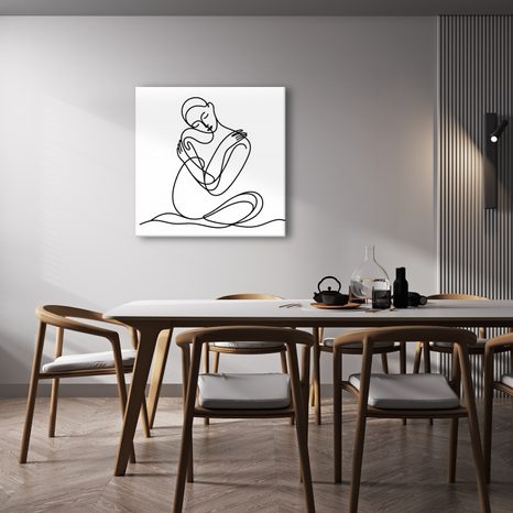 OBRAZ JEMNÁ KRÁSKA V MINIMALISMU - OBRAZY ŽENY - OBRAZY