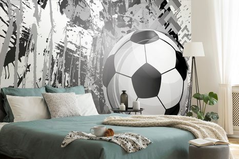 SELF ADHESIVE WALLPAPER GRAY VICTORY BALL - SELF-ADHESIVE WALLPAPERS - WALLPAPERS
