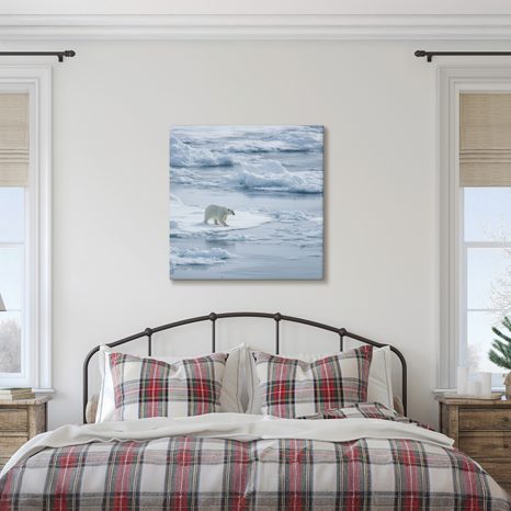 WANDBILD WINTERREICH DER EISFLÄCHEN - WEIHNACHTS- UND WINTERBILDER - BILDER